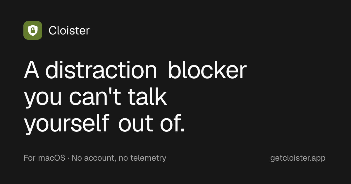 I spent 5 weeks building a Mac website blocker that even I can't turn off
